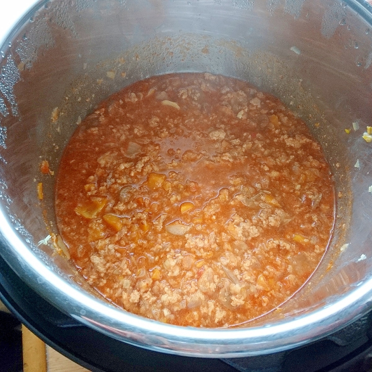 ミートソース 電気圧力鍋 インスタントポット レシピ 作り方 By Hirohyt102 楽天レシピ